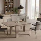 Tavolo allungabile 6-8 posti 90x90cm rovere - Airin