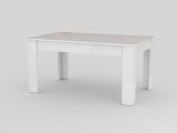 Tavolo allungabile 8-10 posti 140-190x90cm bianco anticato - Arizon