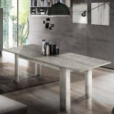 Tavolo allungabile 8-10 posti 140-190x90cm grigio - Arizon
