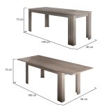 Tavolo allungabile 8-10 posti 140-190x90cm rovere - Arizon