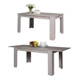 Tavolo allungabile 8-10 posti 160-220x88cm cemento - Artino