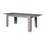 Tavolo allungabile 8-10 posti 160-220x88cm cemento - Artino