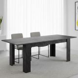 Tavolo allungabile 8-10 posti 160-220x88cm grigio - Artino