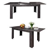 Tavolo allungabile 8-10 posti 160-220x88cm grigio - Artino