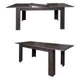 Tavolo allungabile 8-10 posti 160-220x88cm grigio - Artino