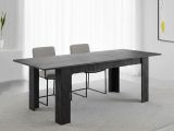 Tavolo allungabile 8-10 posti 160-220x88cm grigio - Artino