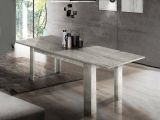 Tavolo allungabile 8-12 posti 160-210x90cm cemento - Agenore