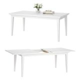 Tavolo allungabile 8-12 posti 180x95cm bianco - Arvier