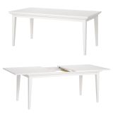 Tavolo allungabile 8-12 posti 180x95cm bianco - Arvier