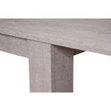 Tavolo allungabile Albatera, Consolle allungabile, Tavolo da pranzo allungabile, Consolle estensibile da cucina, 160-220x88h75 cm, Cemento
