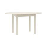 Tavolo Allungabile Beige 6 Posti Allungabile 100x80x76h cm, Meccanismo Estensione Allunga Centrale - Liriteda