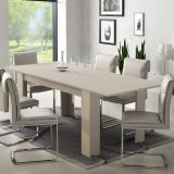 Tavolo Allungabile Beige Allungabile Meccanismo Estensione Allunga Centrale 200x90x75h cm, Lunghezza Massima 200 cm - Marene
