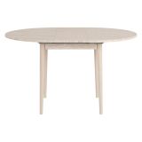 Tavolo Allungabile Beige Marmo 6 Posti Allungabile 100x100x75h cm, Meccanismo Estensione Allunga Centrale - Bee