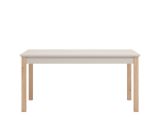 Tavolo Allungabile Beige Marrone Rovere 8 Posti Allungabile 160x80x77h cm, - Bulzi