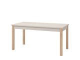 Tavolo Allungabile Beige Marrone Rovere 8 Posti Allungabile 160x80x77h cm, - Bulzi
