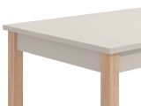 Tavolo Allungabile Beige Marrone Rovere 8 Posti Allungabile 160x80x77h cm, - Bulzi