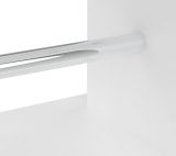 Tavolo Allungabile Bianco 8 Posti Allungabile 150x90x77h cm, Meccanismo Estensione Allunga Centrale - Lirega