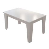 Tavolo Allungabile Bianco Allungabile Meccanismo Estensione Allunga Centrale 200x88x78h cm, Lunghezza Massima 200 cm - Salmour