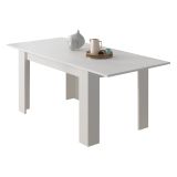 Tavolo Allungabile Bianco Allungabile Meccanismo Estensione Allunga Centrale 200x90x75h cm, Lunghezza Massima 200 cm - Marene