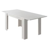 Tavolo Allungabile Bianco Allungabile Meccanismo Estensione Allunga Centrale 200x90x75h cm, Lunghezza Massima 200 cm - Marene
