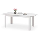 Tavolo Allungabile Bianco Lucido 8 Posti Allungabile 160x90.5x76.5h cm, - Colosimi