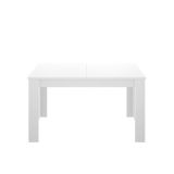 Tavolo allungabile Caladora, Consolle estensibile multiposizione, Tavolo da pranzo con allunga, 140-190x90h77 cm, Bianco