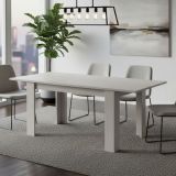 Tavolo allungabile classico 8-10 posti 160-220x88cm bianco - Artino