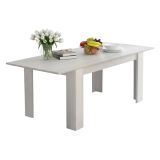 Tavolo allungabile classico 8-10 posti 160-220x88cm bianco - Artino