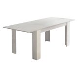 Tavolo allungabile classico 8-10 posti 160-220x88cm bianco - Artino