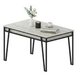 Tavolo allungabile elegante 6-8 posti 170x80cm bianco - Terralba