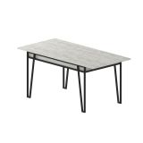 Tavolo allungabile elegante 6-8 posti 170x80cm bianco - Terralba