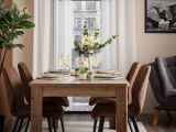 Tavolo Allungabile Marrone Noce 8 Posti Allungabile 160x91x77h cm, Effetto Invecchiato - Colosimi