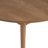 Tavolo Allungabile Marrone Quercia 6 Posti Allungabile 100x100x75h cm, Meccanismo Estensione Allunga Centrale - Bee