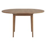 Tavolo Allungabile Marrone Quercia 6 Posti Allungabile 100x100x75h cm, Meccanismo Estensione Allunga Centrale - Bee