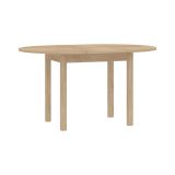 Tavolo Allungabile Marrone Rovere 6 Posti Allungabile 100x80x76h cm, Meccanismo Estensione Allunga Centrale - Liriteda