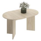 Tavolo Allungabile Marrone Rovere 6 Posti Allungabile 90x140x76h cm - Espanola