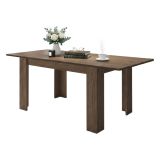 Tavolo Allungabile Marrone Rovere Allungabile Meccanismo Estensione Allunga Centrale 200x90x75h cm, Lunghezza Massima 200 cm - Marene