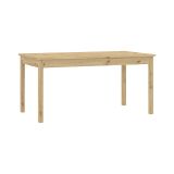 Tavolo Allungabile Marrone Rovere Nodi 12 Posti Allungabile 160x80x76h cm, Meccanismo Estensione Allunga Centrale - Lireli