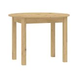 Tavolo Allungabile Marrone Rovere Nodi 6 Posti Allungabile 100x80x76h cm, Meccanismo Estensione Allunga Centrale - Liriteda