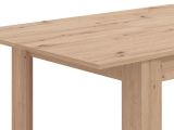 Tavolo Allungabile Marrone Rovere Nodi 8 Posti Allungabile 120x80x76h cm - Marudo