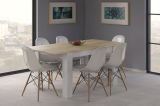 Tavolo allungabile moderno 6-8 posti 140-190x90cm rovere e bianco - Abudula