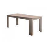 Tavolo allungabile Natan, Consolle allungabile fino a 12 posti, Consolle estensibile 100% Made in Italy, cm 160-210x90h75, Rovere