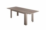 Tavolo allungabile Natan, Consolle allungabile fino a 12 posti, Consolle estensibile 100% Made in Italy, cm 160-210x90h75, Rovere