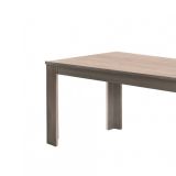Tavolo allungabile Natan, Consolle allungabile fino a 12 posti, Consolle estensibile 100% Made in Italy, cm 160-210x90h75, Rovere