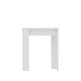 Tavolo allungabile piccolo 4-6 posti 79-134x67cm bianco - Alamaro
