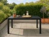 Tavolo da esterno 10 posti 160x98cm antracite - Magelang