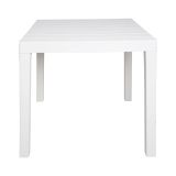 Tavolo da esterno 4 posti 78x78cm bianco - Vo