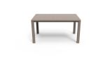 Tavolo da esterno 6 posti 147x90cm tortora - Listowel