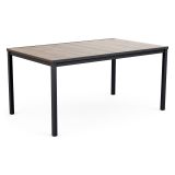 Tavolo da esterno 6 posti 159x95cm rovere e antracite - Sarnia
