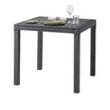 Tavolo da esterno 6 posti 80x80cm antracite - Acqua